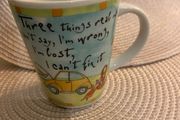 cup mug novelty funny writing real men porcelain New