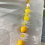 NEW Handmade Yellow Marshmallow 1930s Bead Necklace by Irish Designer helenrose Image 4