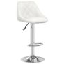 Bar Stools 2 pcs White Faux Leather Image 3