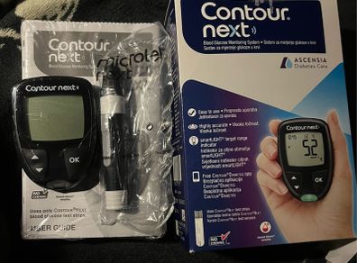 Contour next Diabetic Blood Glucose Meter monitoring system