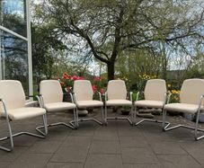 6 Leather Office/Boardroom/Dining Chairs