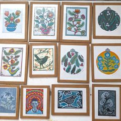 Mini handmade paintings for fundraising!