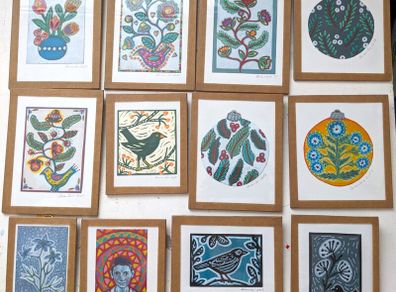 Mini handmade paintings for fundraising!
