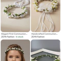 IN SEARCH OF Communion hair wreath/tiara