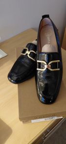 Unisa Ladies black patent shoes Size 41