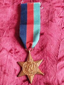 WW11 Replacement 1939 - 1945 Star and Ribbon