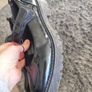 Girls Black school Shoes Size 3 Image 2