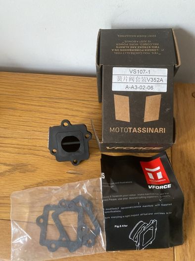 Carbon performance Reed valve for moped VForce 3.
