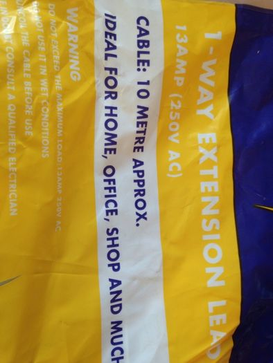 10 Meter  Extension Lead