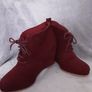 Wedge Heel Ankle Boots Colour: Wine .. Size: 5 UK 39 EU Image 4