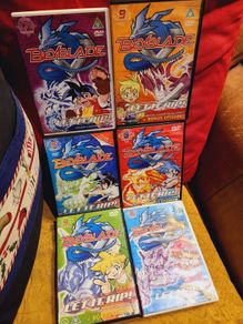 Beyblade Dvd's Volumes 2, 3, 4, 6, 7, 9 Rare