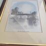 Framed Coloured 1840 The Four Courts, Dublin Original Antique Engraving - Ireland - Mounted and Matted . Image 6