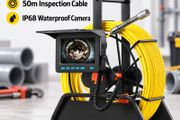 Sewer Camera 50m Drain Inspection Camera with Screen
