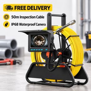 Sewer Camera 50m Drain Inspection Camera with Screen