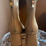 Beige Block Heel Ankle Boots - Size 3 Image 4