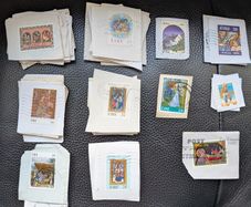 Used postage stamps