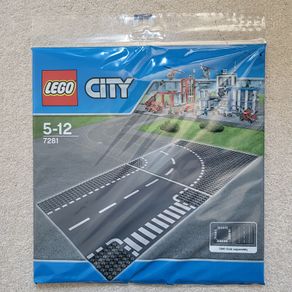 LEGO T-Junction & Curved Road Plates 7281 | Retired | Sealed