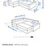 Blue Corner Couch, sleeping function Image 10