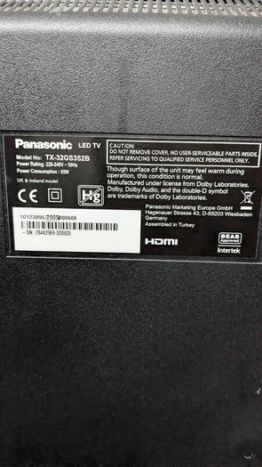 Panasonic 32" Smart LED TV