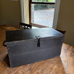 Vintage Wooden Trunk