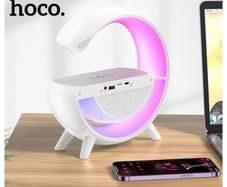 Speaker lamp with charging mat