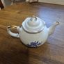 Vintage Arthur Wood & Son Blue & White Tea Pot Made in Staffordshire, England Image 8