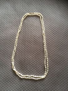 Gold Pearl Necklace