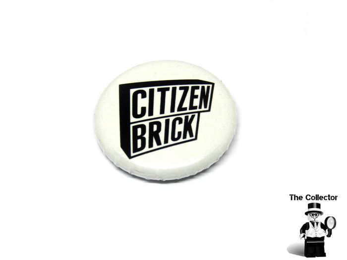 Lego Citizen Brick Minifigure Collector Pin Badge Rare Hard To Find