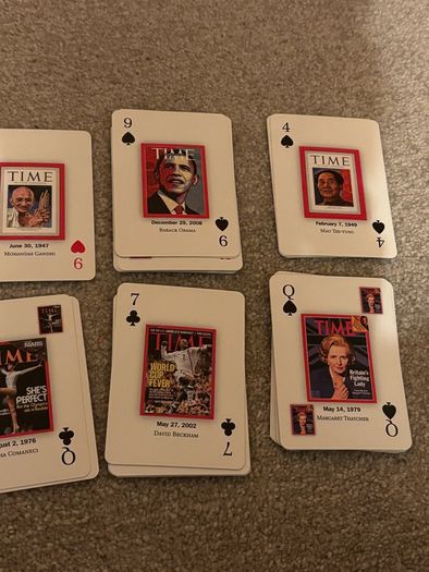 Limited Edition Time Magazine Cover Playing Cards 2009