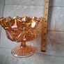 Carnival Glass 1950's Sugar Bowl and Milk Jug Image 7