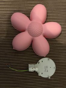 Ikea Night light pink flower