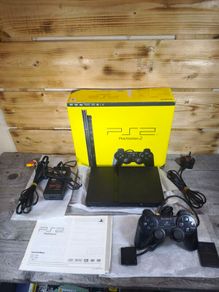 playstation 2 slim scph-70003 original box,manuals VGC