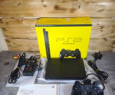 playstation 2 slim scph-70003 original box,manuals VGC