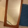 Beautiful Mid Century Teak framed mirror Image 4