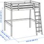 IKEA STORA Double Loft Bed 140 x 200 cm Image 4