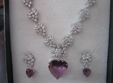 Pendant and Earrings