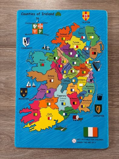 Ireland Wooden Jigsaw