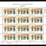 2008 Ireland Irish Music Commemorative Stamps Sheetlet Plate 1A1A1A1A (featuring Panxty; De Dannan; The Bothy Band and The Tula Ceili Band) Mint Never Hinged (MNH) Image 3