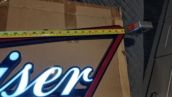 budweiser neon light