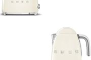 brand new Smeg 50's Retro Kettle &amp; 2 Slice Toaster Set - Cream