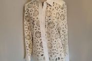 white blouse jacket