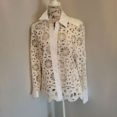 white blouse jacket