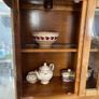 Vintage 2 piece solid wood Cabinet Image 3