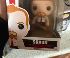 VAULTED Shaun of The Dead Funko Pop (Damaged box)