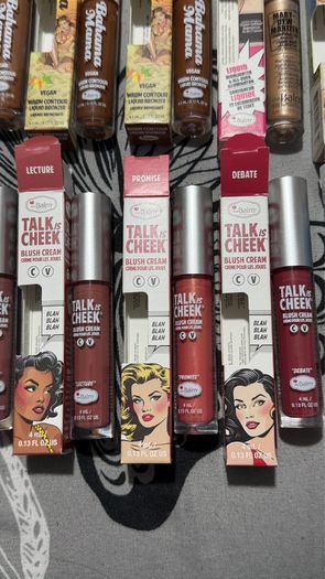 The balm new liquid bronzers, highlighters, blushers new