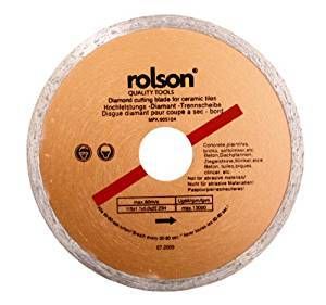 Rolson Diamond Cutting Disc 115 Mm For Ceramic Tiles Galway City Delivery Only 6 Euro Extra