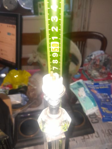 Large Glass Table Lamp