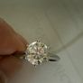Moissanite Diamond Ring Image 3