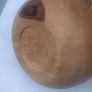 Beech hand turned treen Pot Pourri pot Image 9