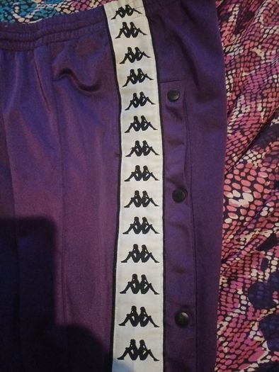 kappa pirple old school button jogs